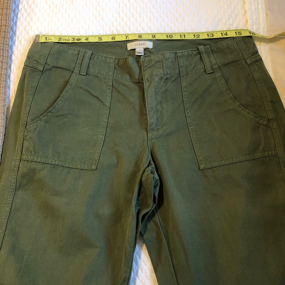 3 pairs-J Crew Ankle Length Green/Olive Pants